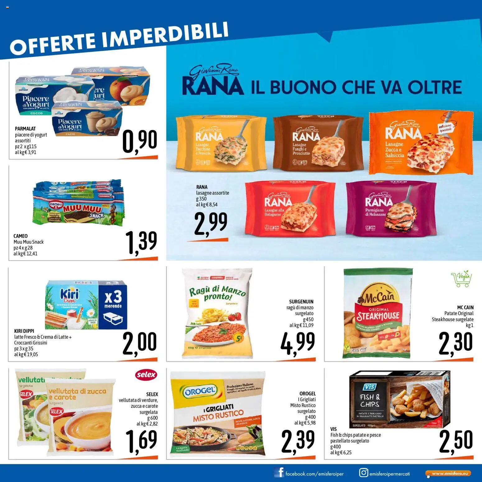 Volantino Emisfero del 20.11.2025 | Pagina: 13 | Prodotti: Yogurt, Zucca, Ragú, Melanzane