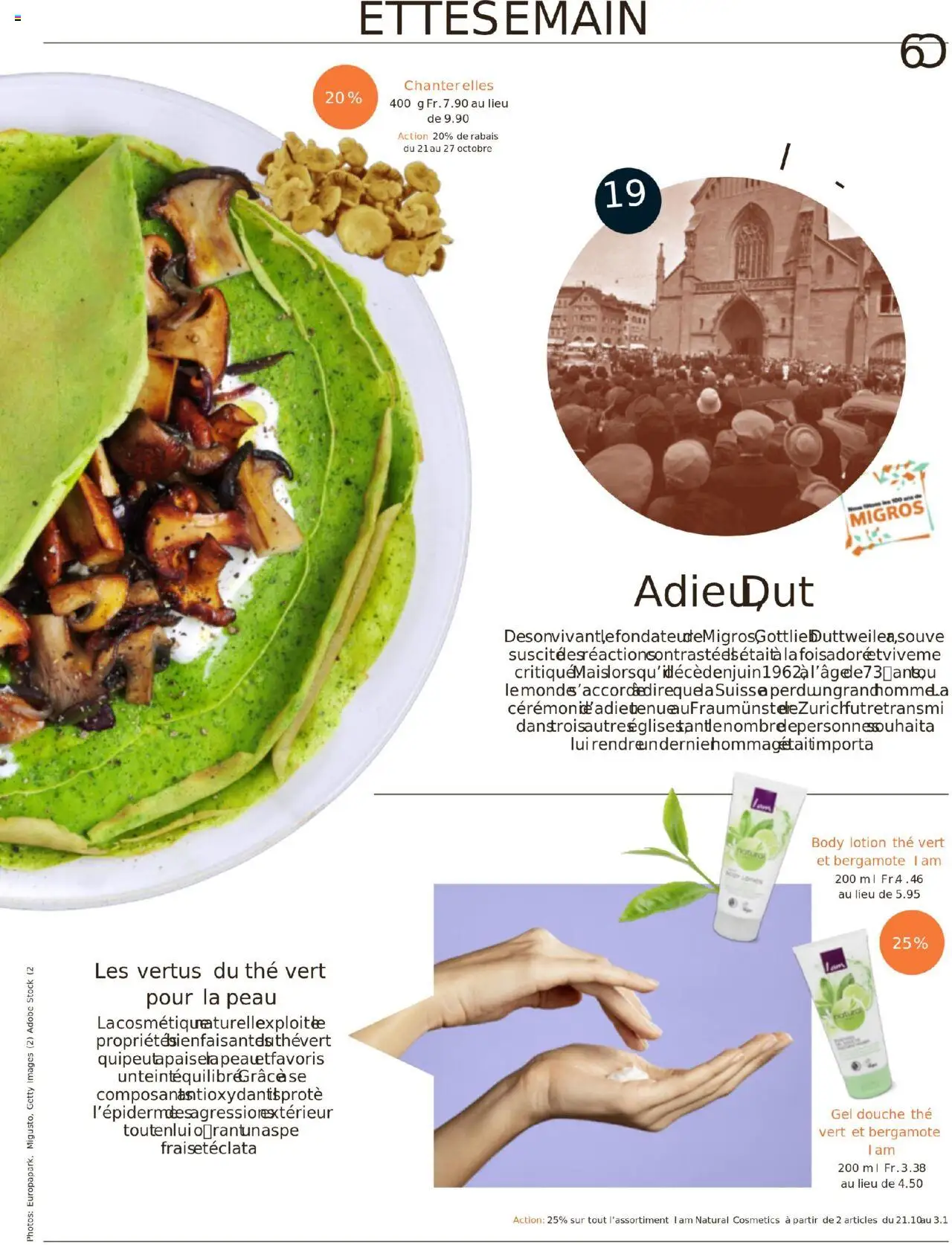 Migros Magazin FR – gültig ab 20.10.2025 | Seite: 9 | Produkte: Body Lotion, Shower Gel