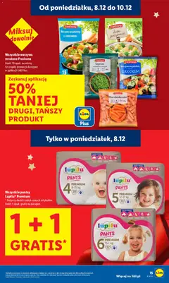 Pogląd oferty "Warzywa na patelnię z ziemniakami, Mrożone warzywa na patelnię z ziemniakami" - ważna od 08.12.2025 | Strona: 15 | Produkty: Zupa jarzynowa, Patelnie, Marchewka, Warzywa