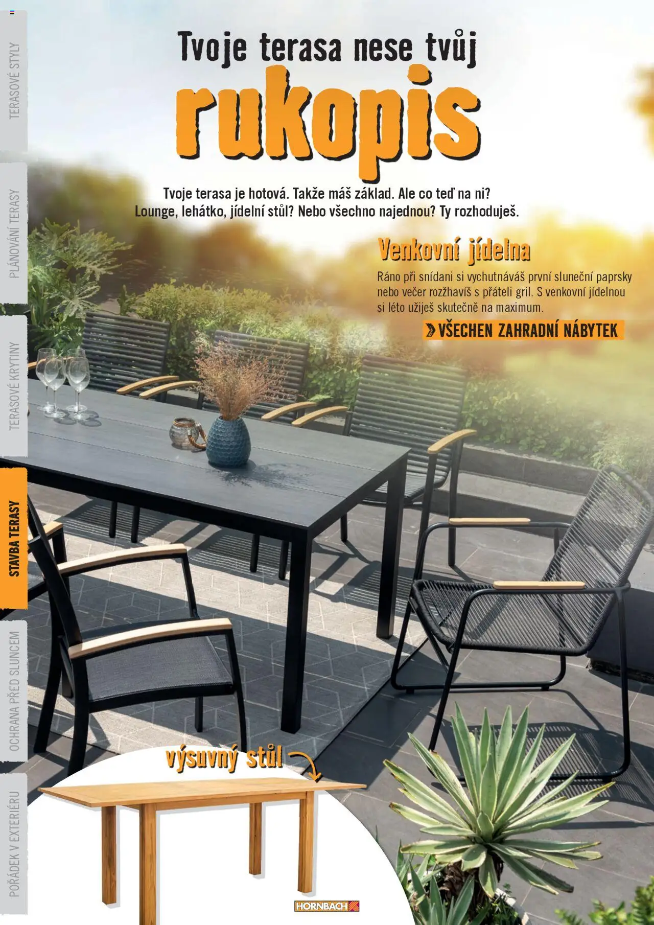 HORNBACH leták - Terasa od 13.08.2025 | Strana: 34 | Produkty: Nábytek, Stůl, Zahradní nábytek
