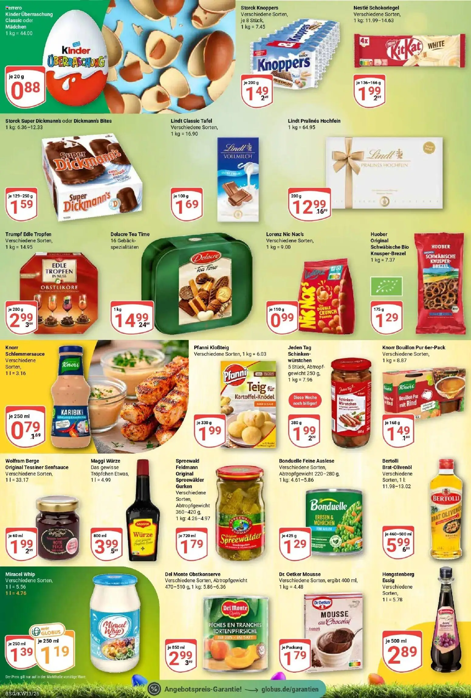 Globus prospekt Braunschweig	 – gültig ab 23.03.2026 | Seite: 15 | Produkte: Gewicht, Essig, Miracel whip, Knoppers