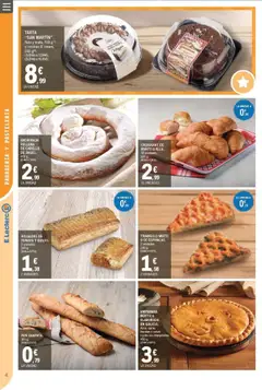 Vista previa E.Leclerc folleto válido desde el 22.10.2025 | Página: 4 | Productos: Pan, Croissant, Πορσελάνη, Panadería