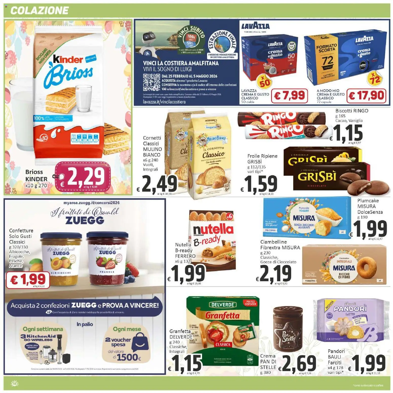 Volantino Paghi Poco del 24.03.2026 | Pagina: 18 | Prodotti: Cioccolato, Biscotti, Pandoro, Plumcake