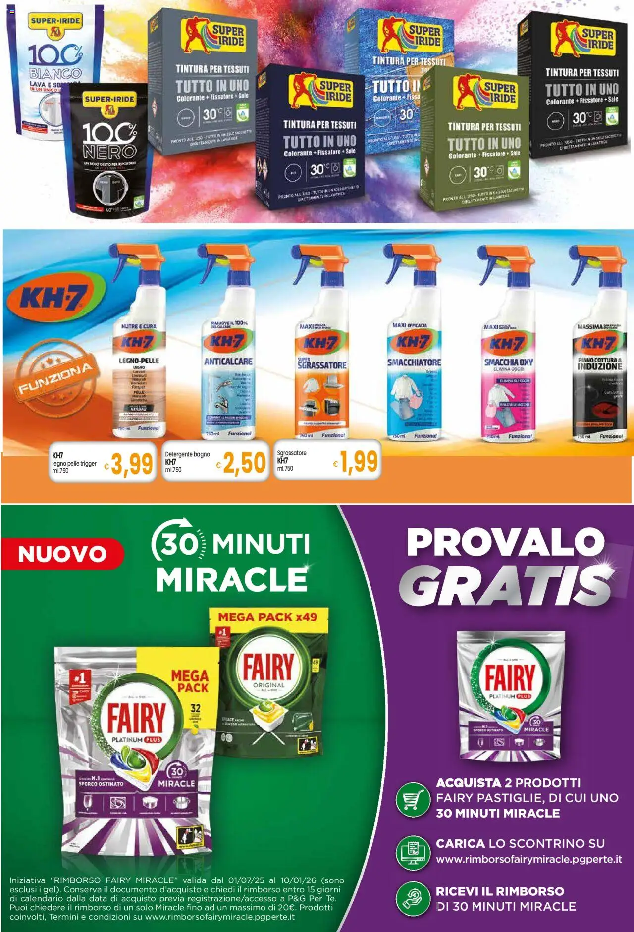 Volantino Famila del 21.08.2025 | Pagina: 6 | Prodotti: Detergente, Anticalcare, Sale, Bagno