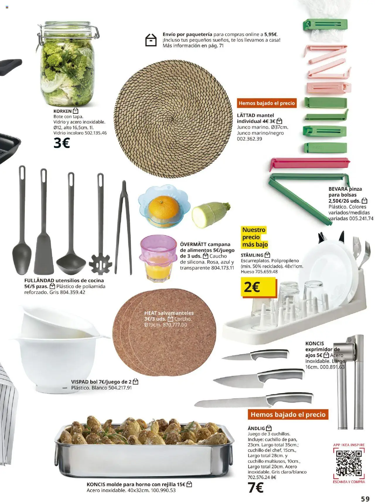 Catálogo IKEA Accesorios y decoración │ válido desde el 04.02.2025 | Página: 59 | Productos: Té, Horno, Cocina, Exprimidor