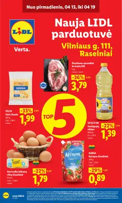 LIDL leidinys galioja nuo 13.04.2026