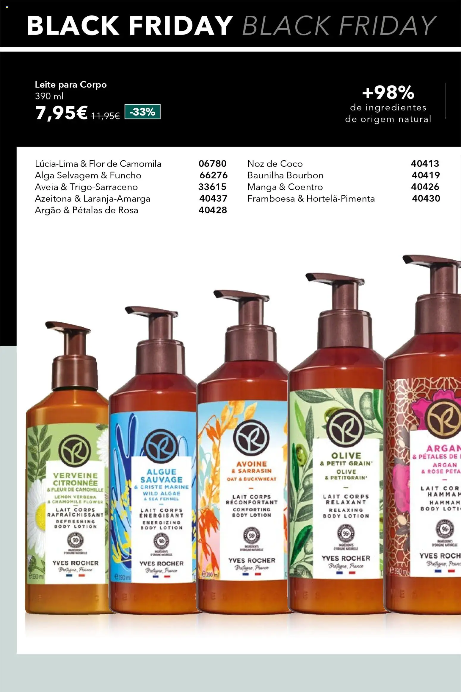 Yves Rocher - Black Friday │ válido de 12.11.2025 | Página: 32 | Produtos: Aveia, Leite