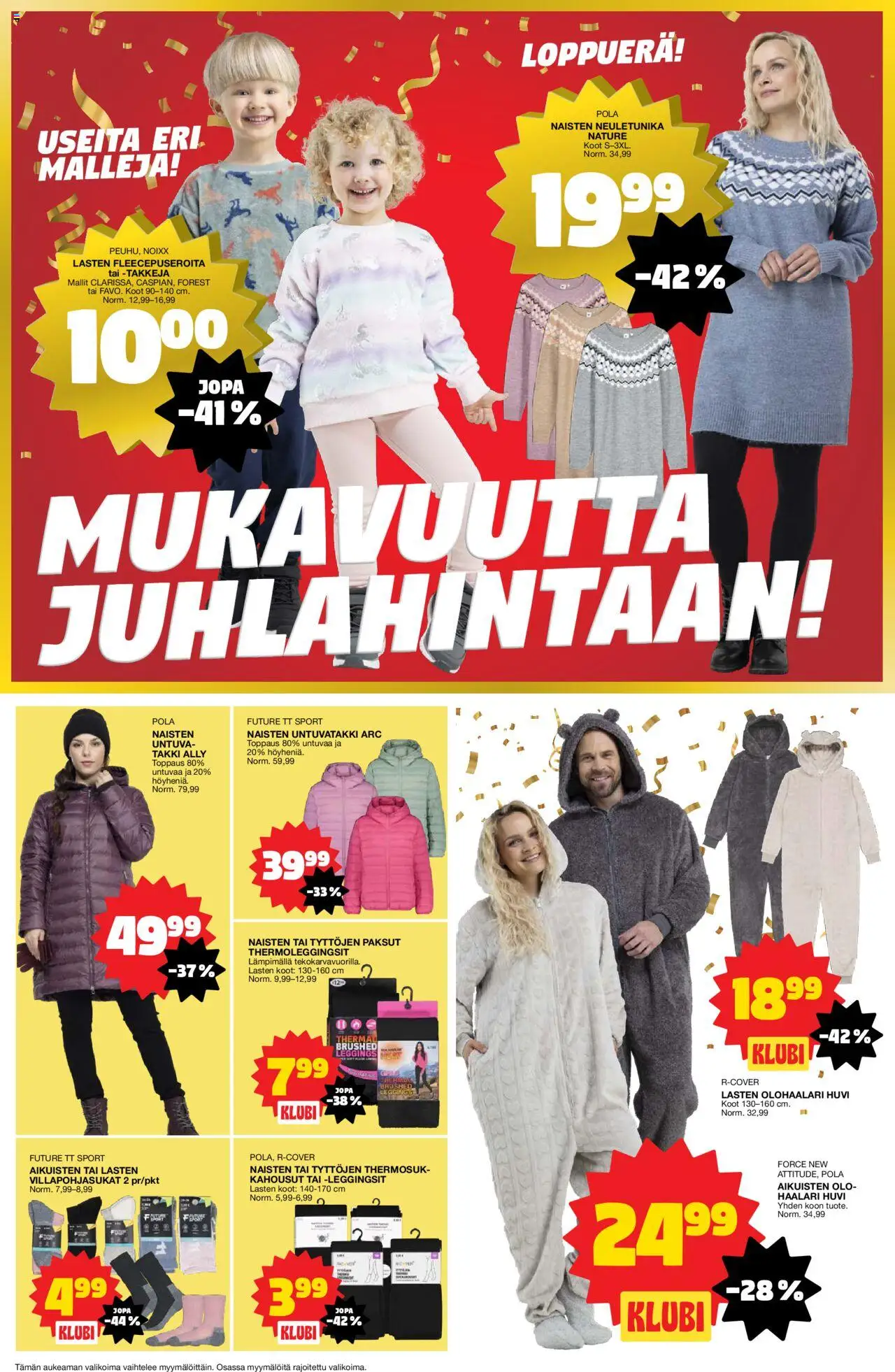Tokmanni tarjoukset – voimassa 20.10.2025 alkaen | Sivu: 6 | Tuotteet: Takki, Haalari, Leggingsit