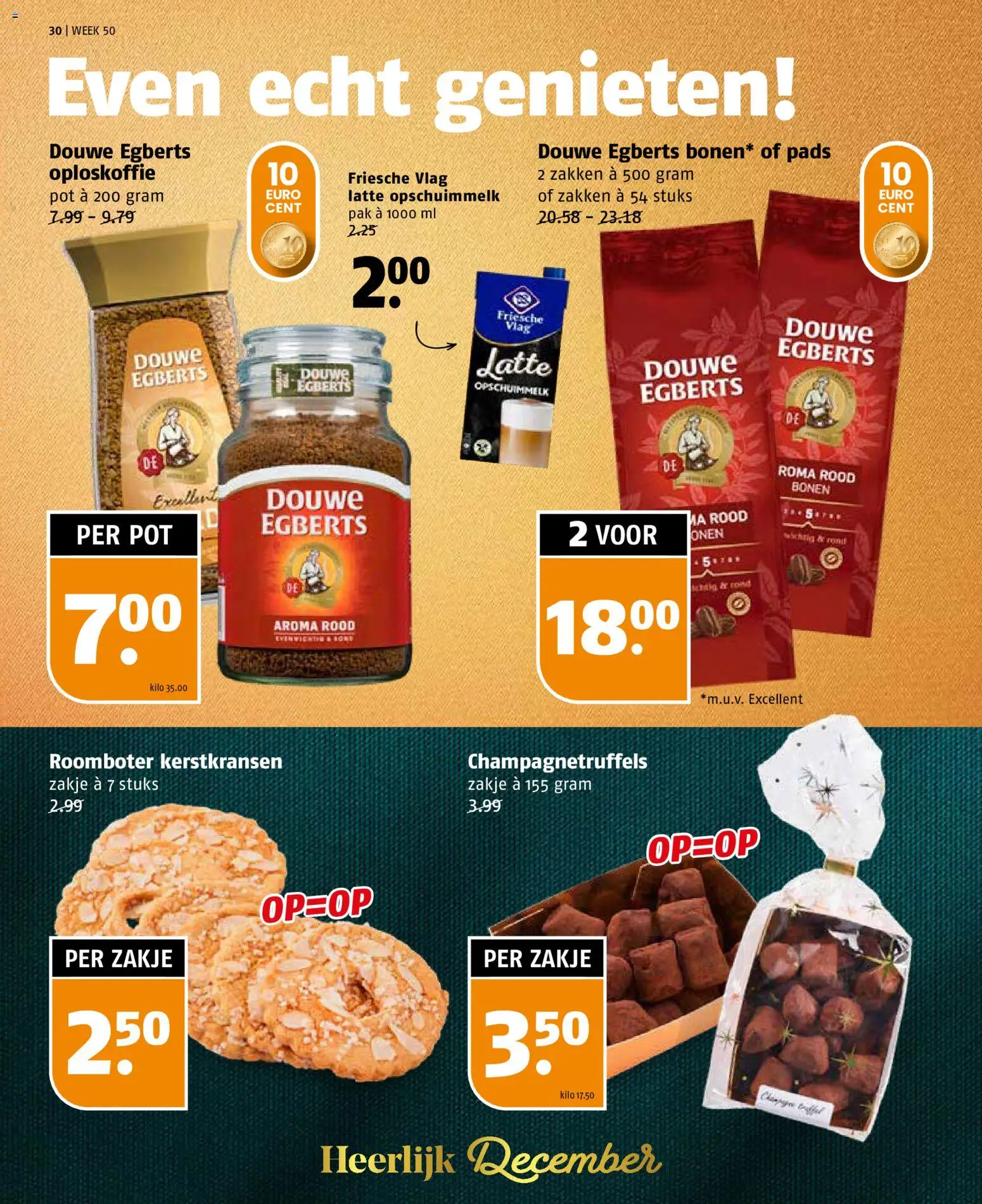 {H1} | Pagina: 30 | Producten: Pot, Oploskoffie, Roomboter, Pads