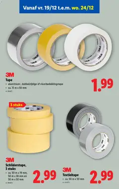 Lidl Folder week 51 - Voorbeeld van een folder van Lidl, geldig van 17.12.2025 | Pagina: 63 | Producten: Tape