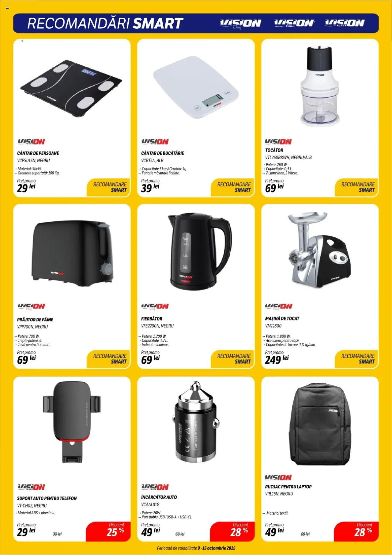 Noul catalog Flanco – valabil de la 09.10.2025 | Pagină: 24 | Produse: Încărcător, Cântar, Tocător, Pâine