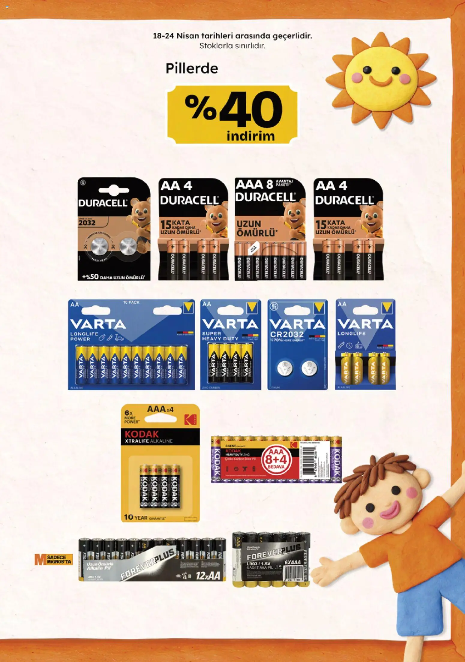 Migros Katalog - 5M Migroskop Dijital - 16.04.2026 tarihinden itibaren geçerlidir | Sayfa: 130 | Ürünler: Pil