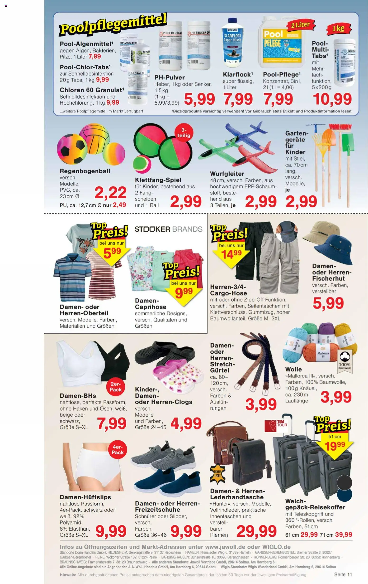 Wiglo Wunderland Prospekt – gültig ab 27.04.2026 | Seite: 15 | Produkte: Caprihose, Cargohose, Gürtel