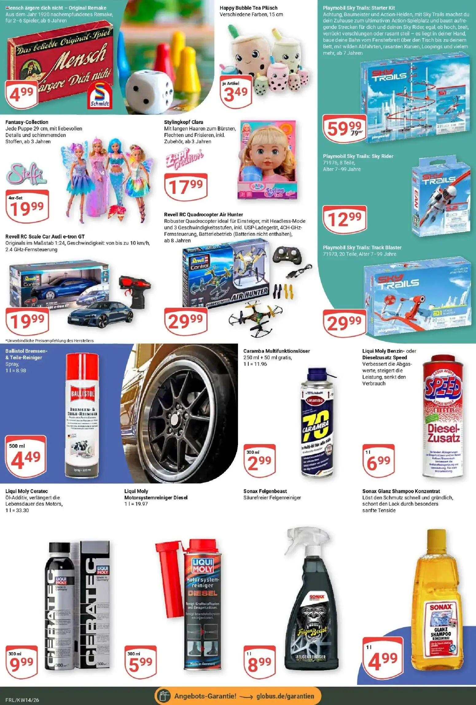 Globus prospekt Freilassing	 – gültig ab 30.03.2026 | Seite: 32 | Produkte: Spiel, Batterien, Öl, Tisch