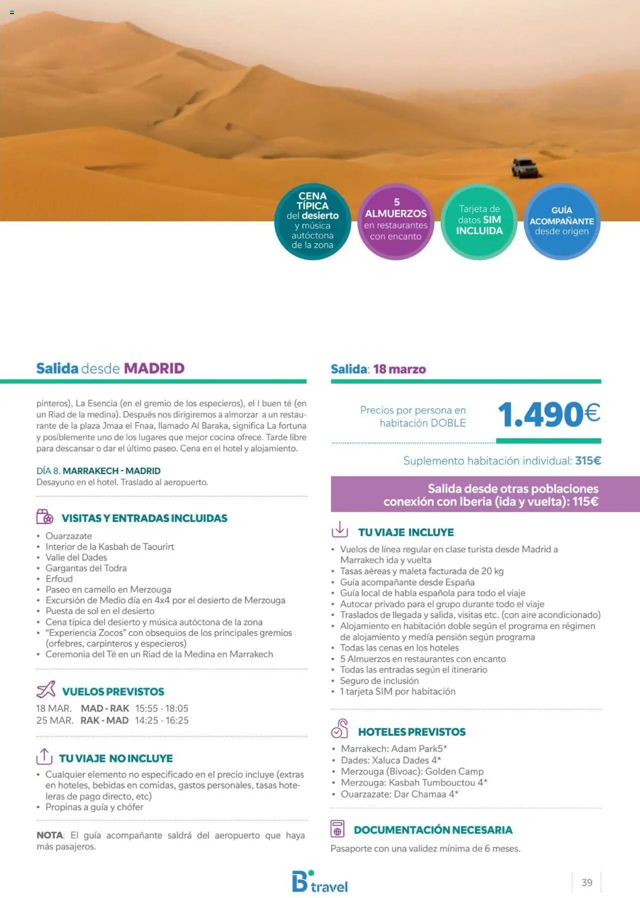 B the travel brand Viajeros Expertos 2025 │ válido desde el 30.09.2024 | Página: 39 | Productos: Maleta, Té, Cocina, Aire acondicionado