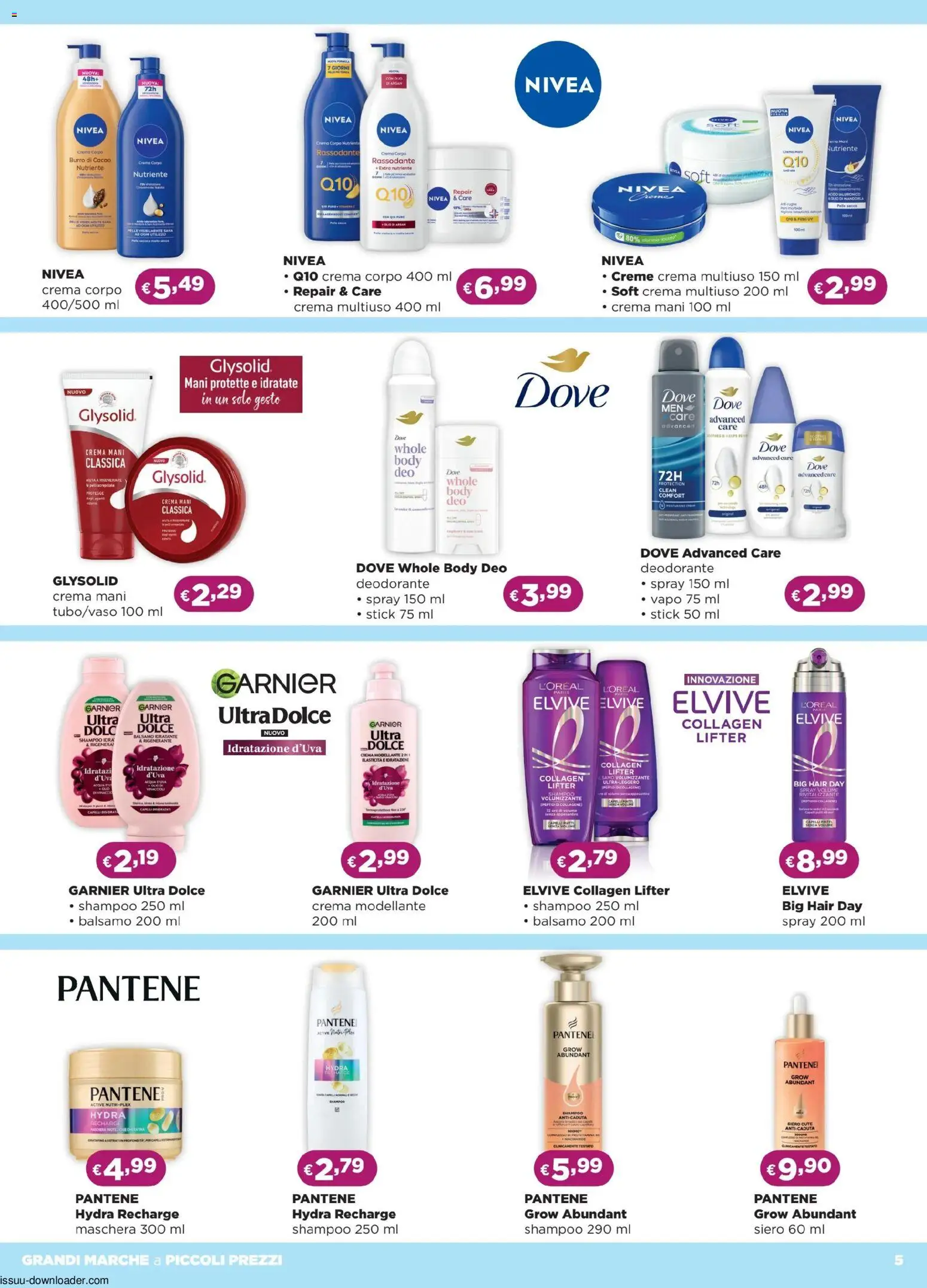 Volantino La Saponeria del 29.04.2026 | Pagina: 5 | Prodotti: Balsamo, Maschera, Deodorante, Acqua