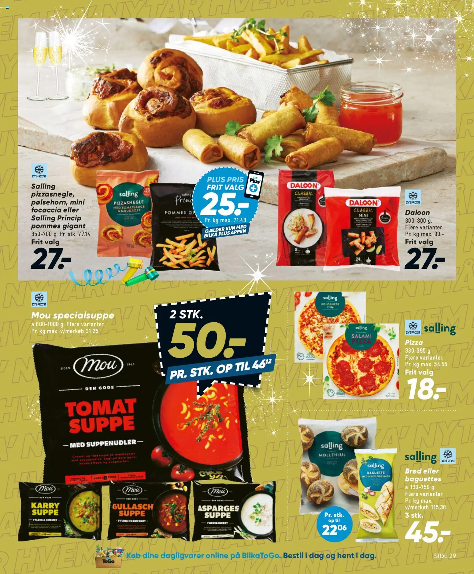 Bilka tilbudsavis – gyldig fra 25.12.2025 | Side: 38 | Produkter: Brød, Suppe, Focaccia, Asparges