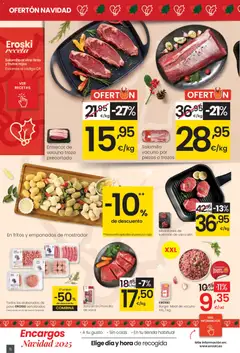 Vista previa Eroski - Ofertón Navidad  válido desde el 27.11.2025 | Página: 8 | Productos: Medallones, Vino, Caja