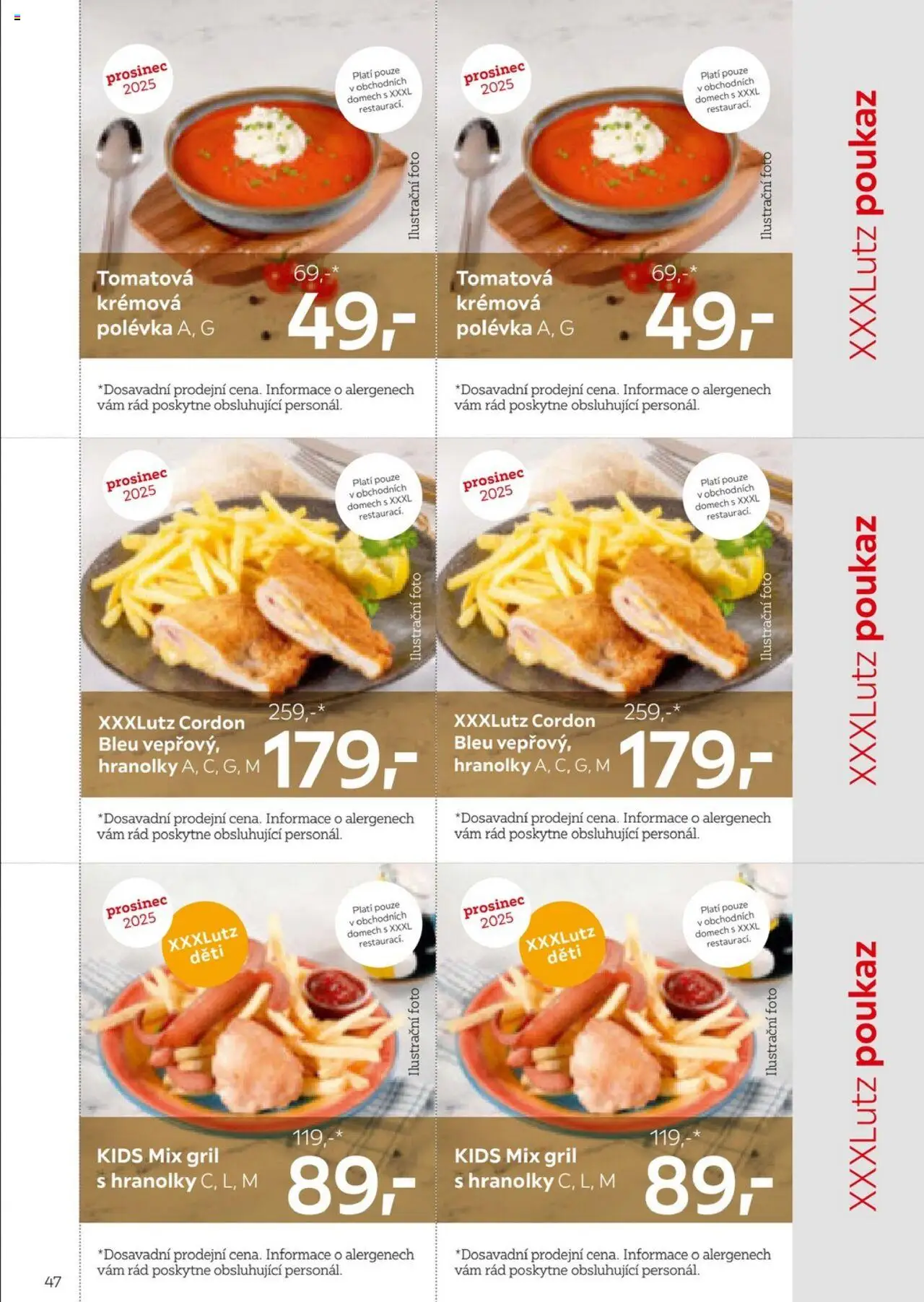 XXXLutz leták - Být věrným zákazníkem se vyplatí od 01.08.2025 | Strana: 46 | Produkty: Hranolky, Gril