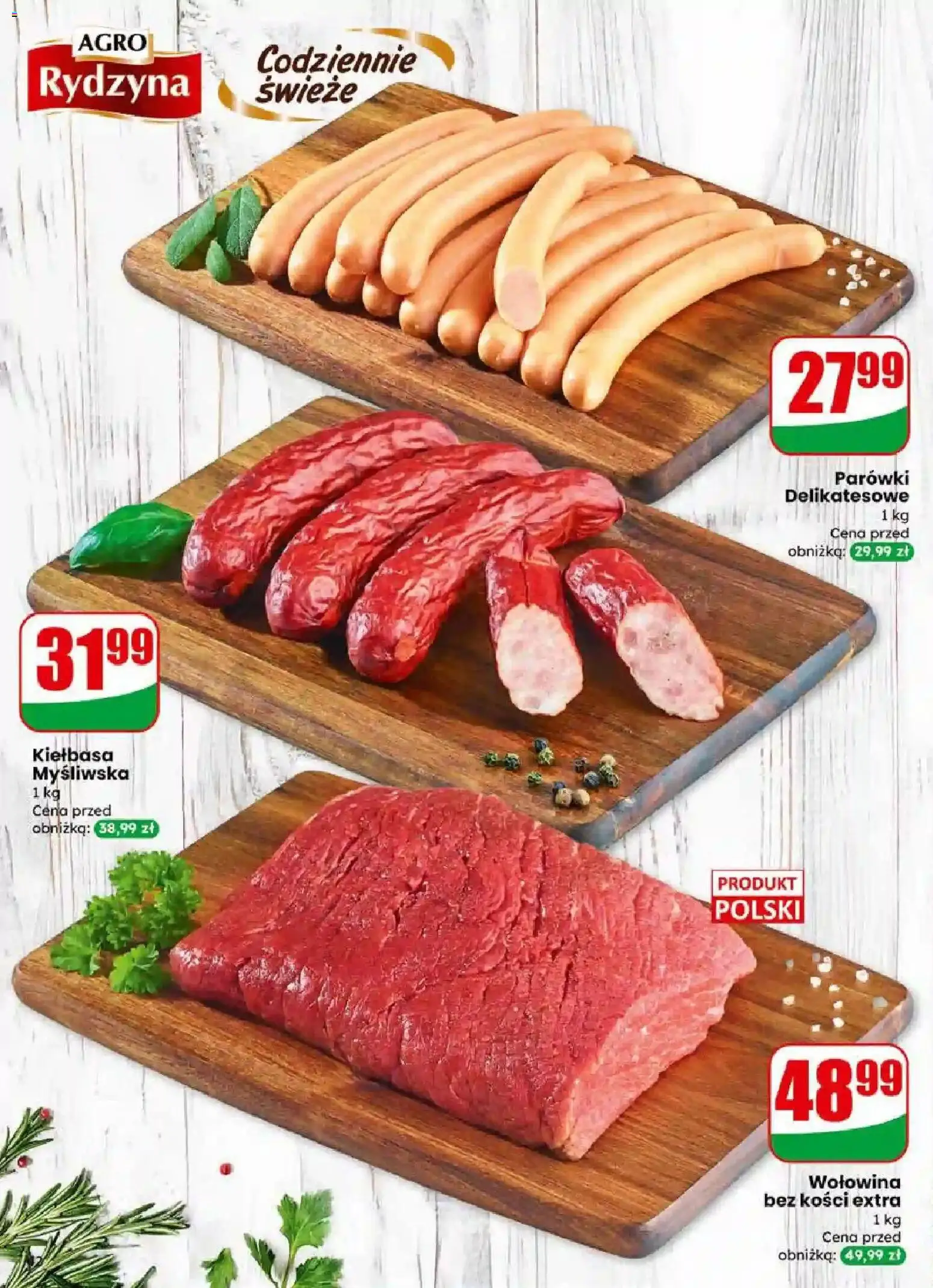 Dino Gazetka od 17.12.2025 | Strona: 42 | Produkty: Kiełbasa, Myśliwska, Parówki, Wołowina