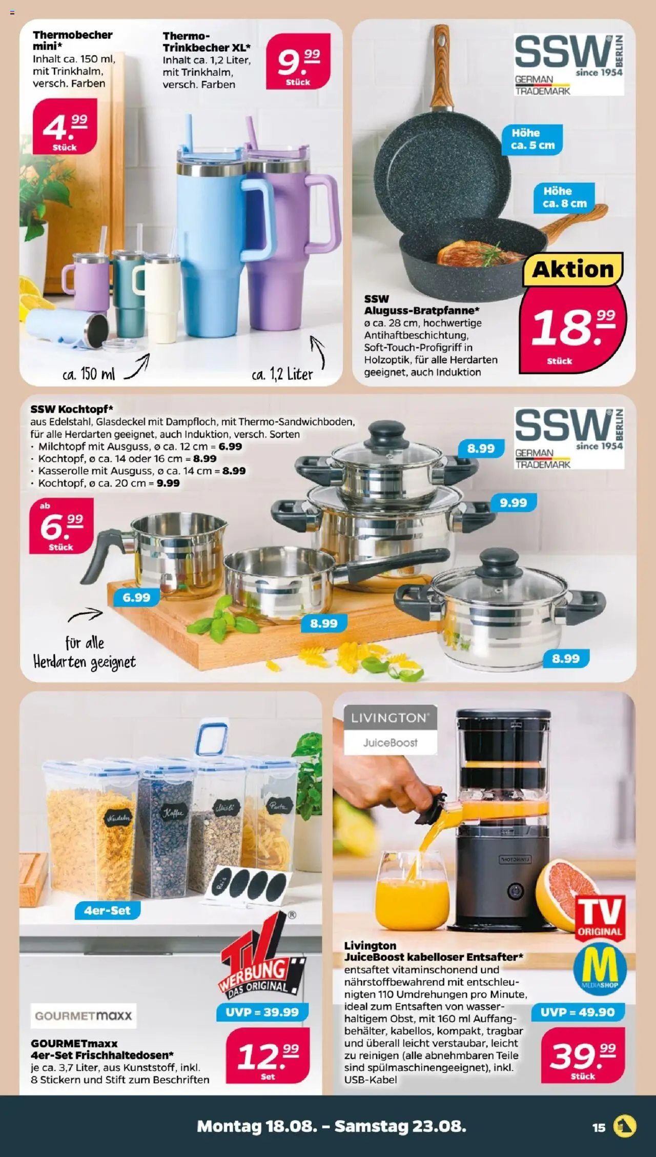 Netto Prospekt 	 - gültig ab dem 18.08.2025 | Seite: 17 | Produkte: Kaffee, Wasser