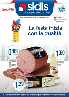 Anteprima del volantino Volantino Sidis valido a partire dal 09.02.2026