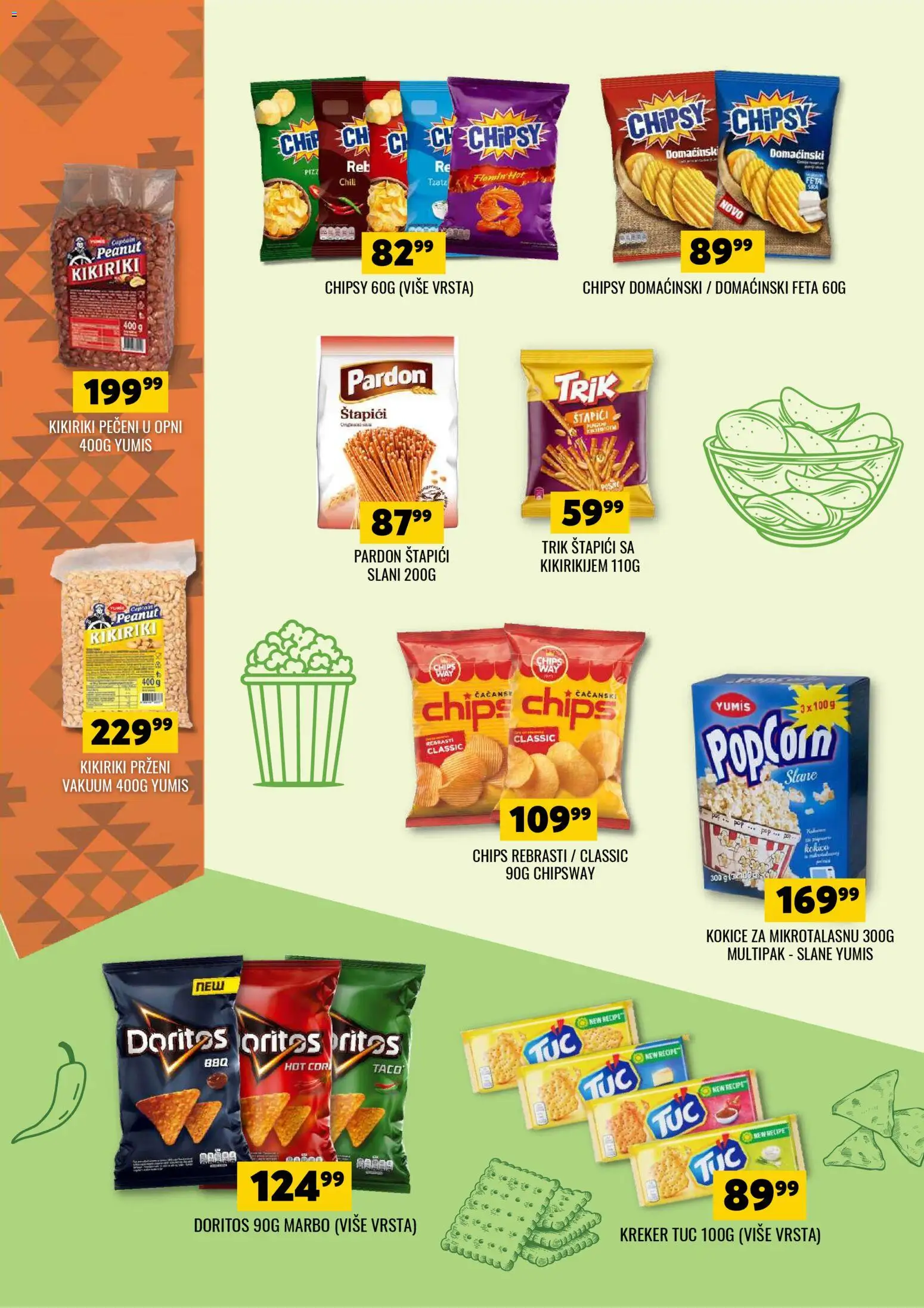 Tekijanka katalog - važi od 19.11.2025 | Strana: 12 | Proizvode: Tuc, Kikiriki, Doritos