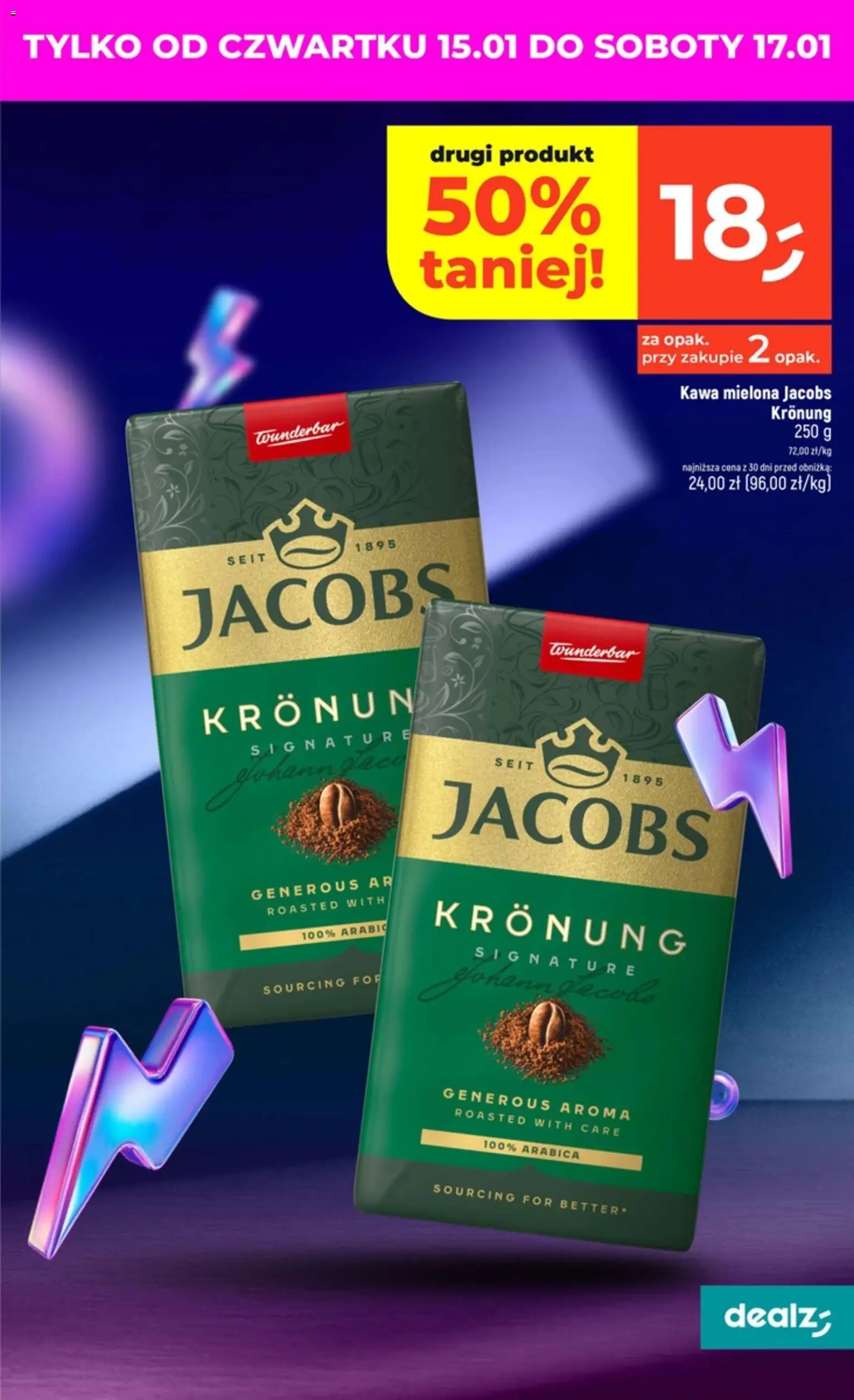 Dealz Gazetka od 15.01.2026 | Strona: 3 | Produkty: Kawa