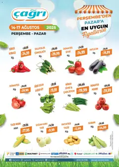 Çağrı Market Manav Katalog - 14.08.2025 tarihinden itibaren geçerlidir | Sayfa: 2