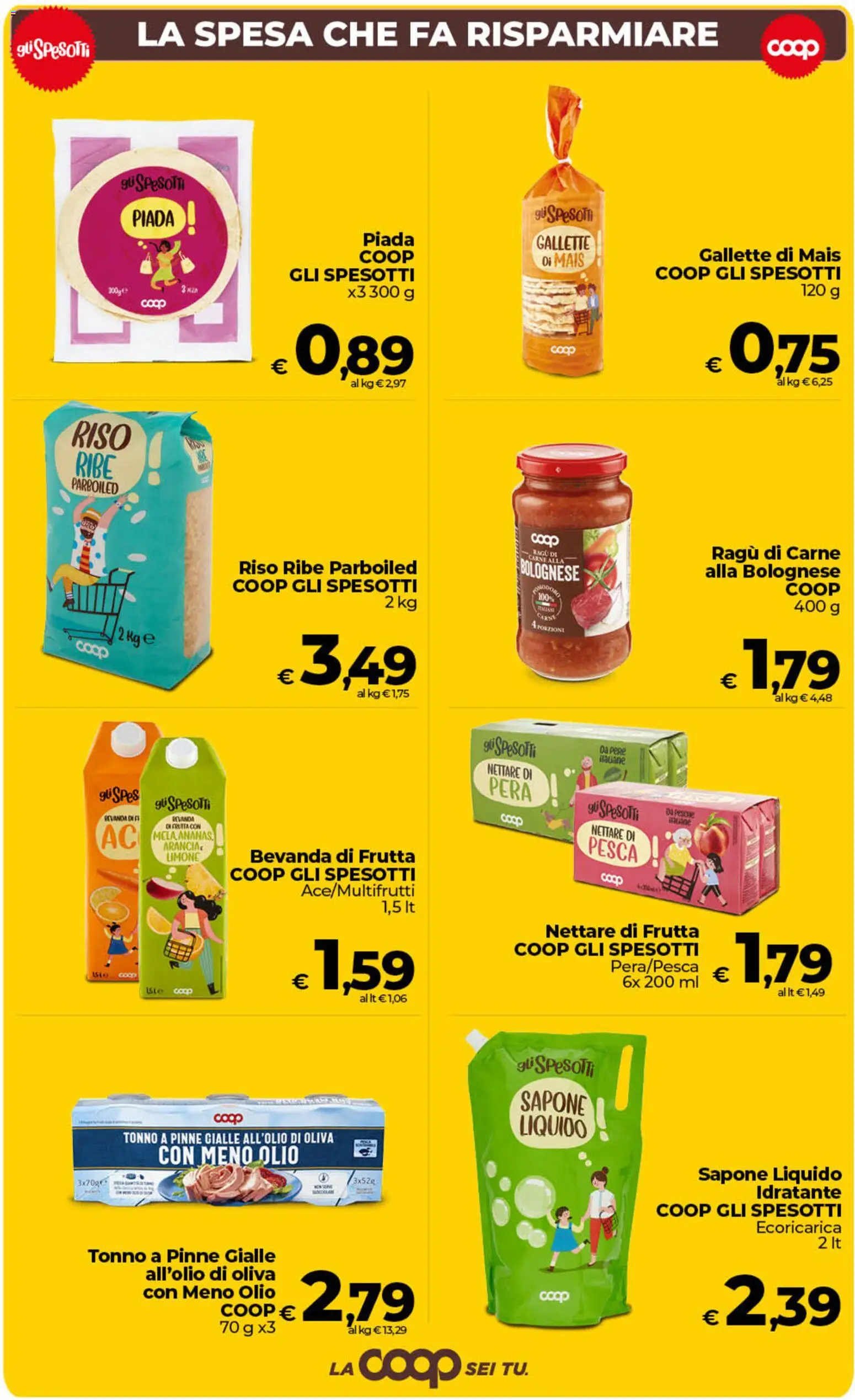 Volantino COOP del 06.03.2026 | Pagina: 7 | Prodotti: Riso, Olio, Tonno, Mais
