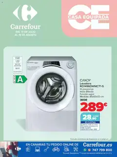 Vista previa Carrefour Equipa tu vivienda válido desde el 17.07.2025