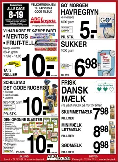 Eksempel på tilbudsavis Abc Lavpris - Tilbudsavis fra butik Abc Lavpris gyldig fra 13.08.2025