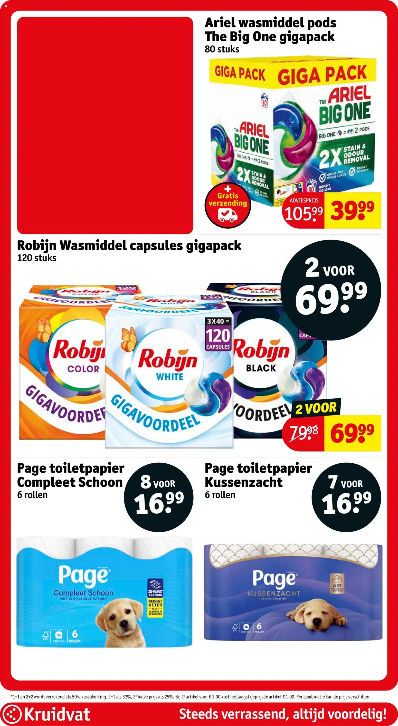 {H1} | Pagina: 103 | Producten: Wasmiddel, Robijn, Kan, Toilet