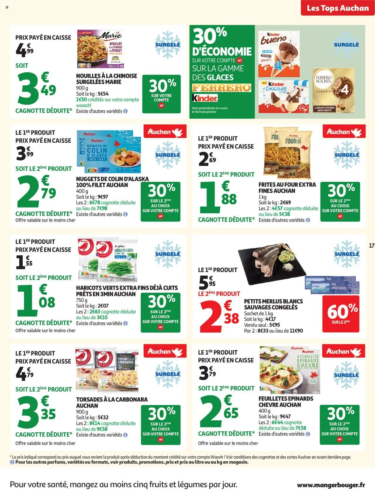 {H1} | Page: 17 | Produits: Glaces, Noisette, Four, Nouilles