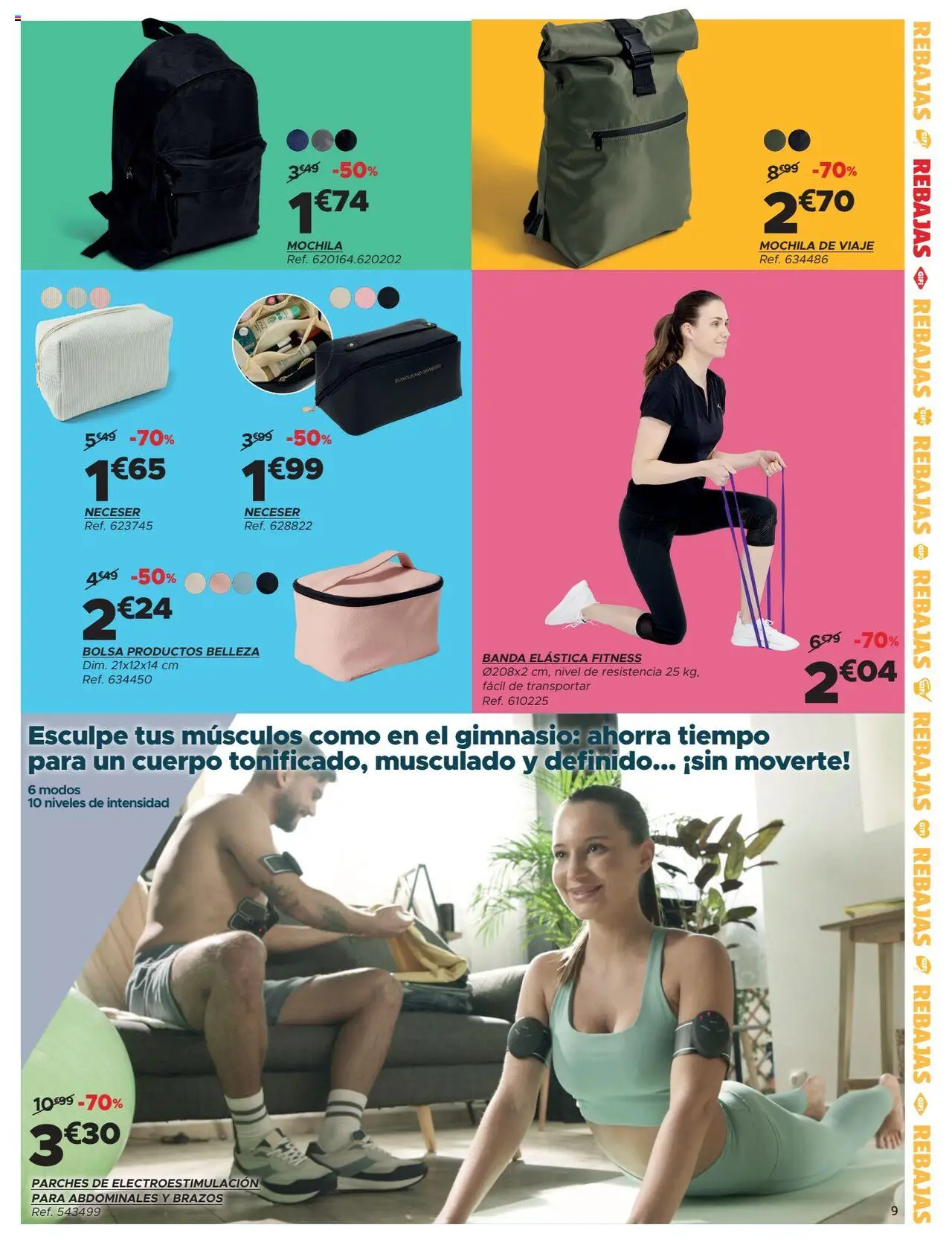 GiFi folleto │ válido desde el 25.06.2025 | Página: 9 | Productos: Mochila, Bolsa, Neceser