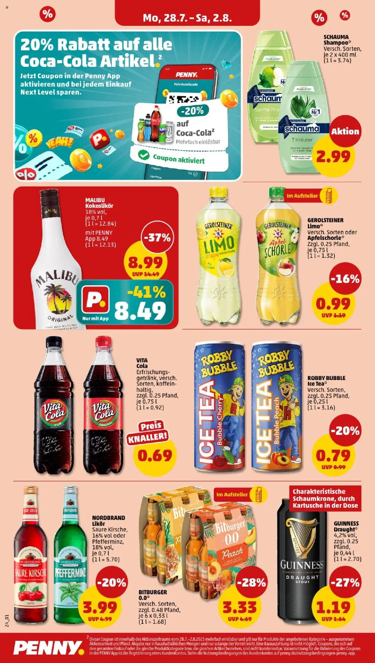 Penny - Berlin - gültig ab dem 28.07.2025 | Seite: 24 | Produkte: Schauma shampoo, Äpfel, Shampoo, Gerolsteiner