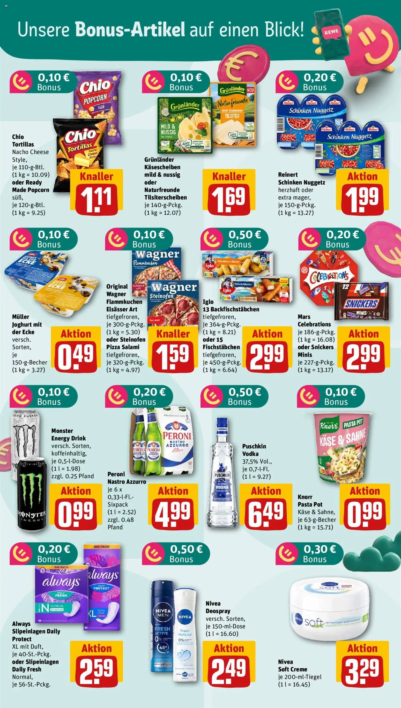 Rewe ihr Kaufpark Prospekt 	 – gültig ab 27.10.2025 | Seite: 33 | Produkte: Käse, Iglo, Zucker, Sahne