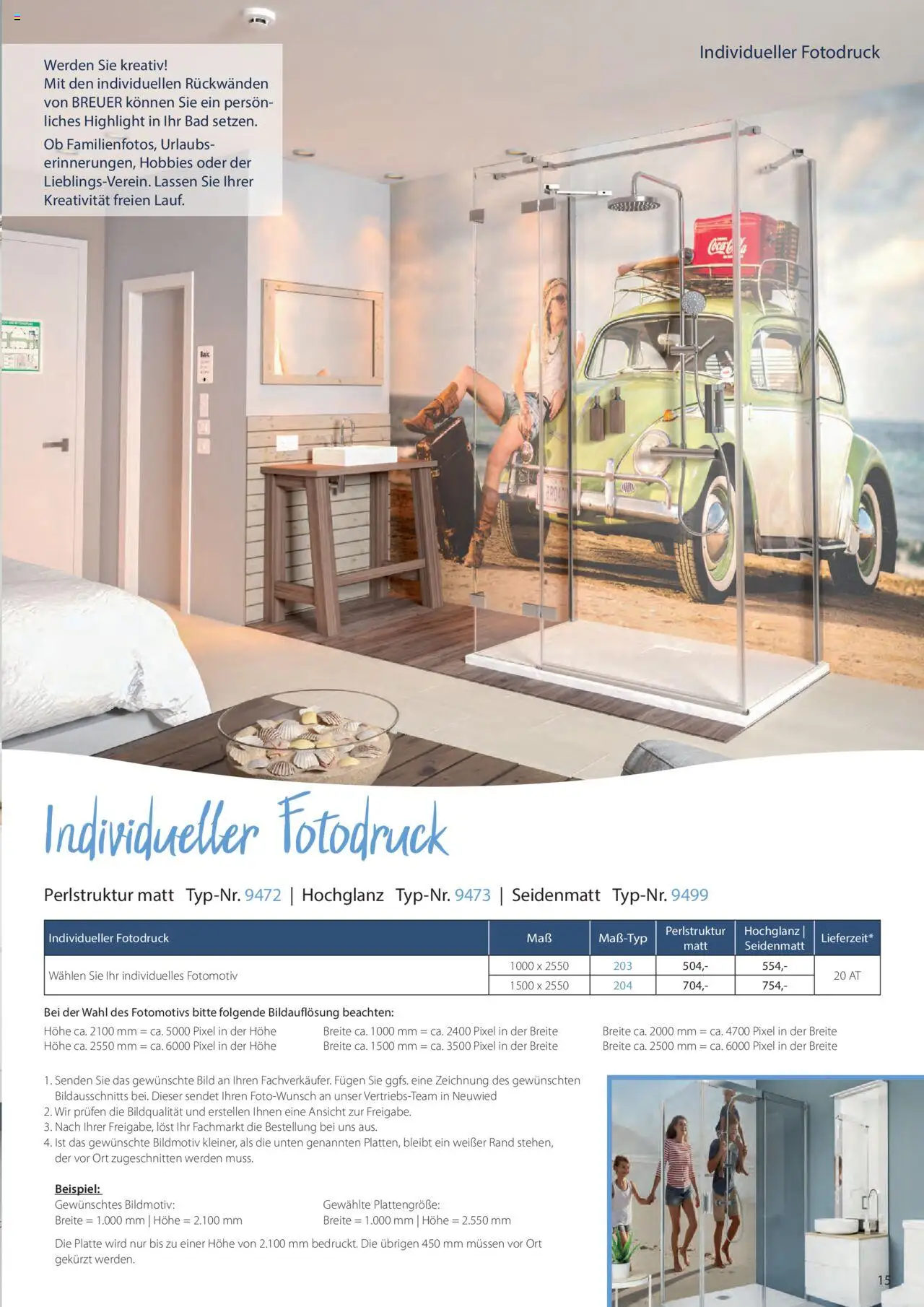 Hammer Zuhause Breuer Duschrueckwaende - gültig ab dem 01.01.2023 | Seite: 15 | Produkte: Bad