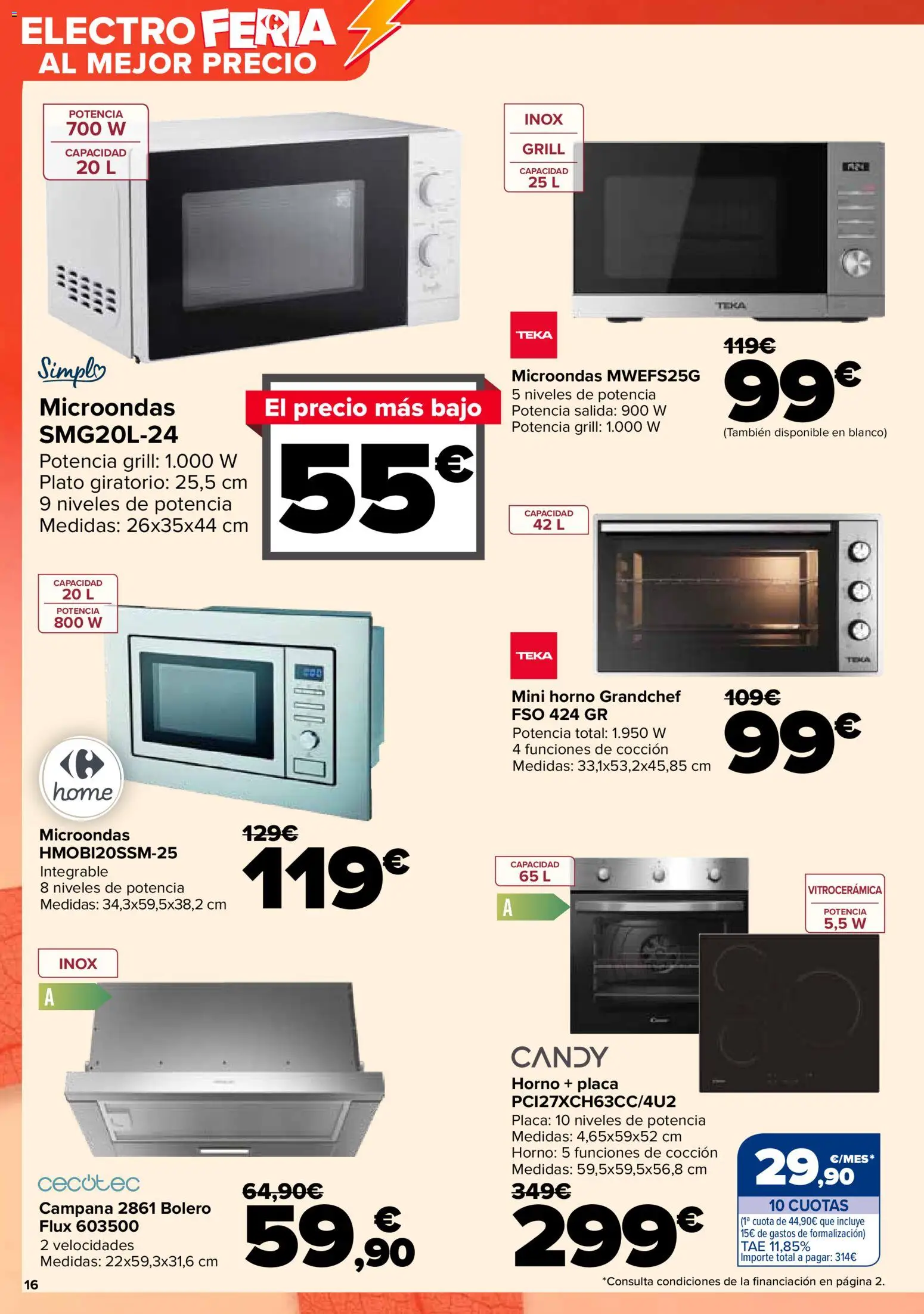 Carrefour folleto │ válido desde el 28.10.2025 | Página: 16 | Productos: Horno
