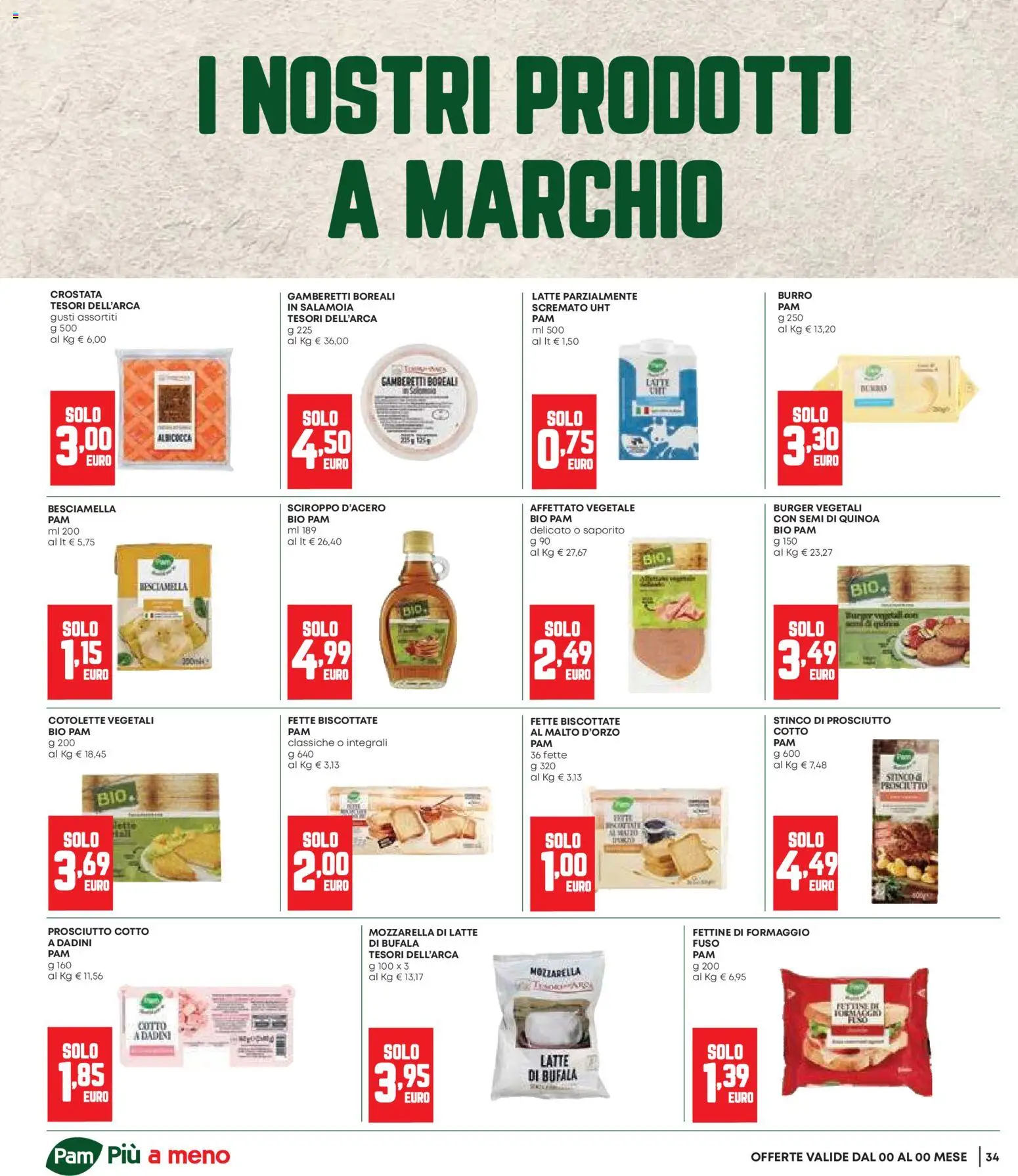 Volantino Panorama del 06.11.2025 | Pagina: 34 | Prodotti: Latte, Prosciutto, Besciamella, Gamberetti