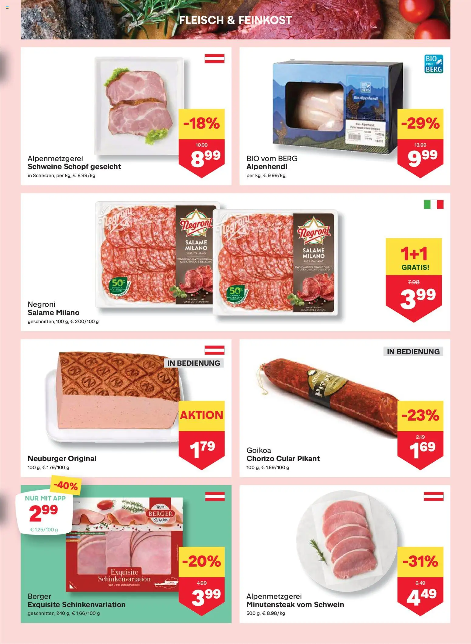 MPREIS Altenmarkt im Pongau gültig ab 30.01.2026 | Seite: 3 | Produkte: Schinken