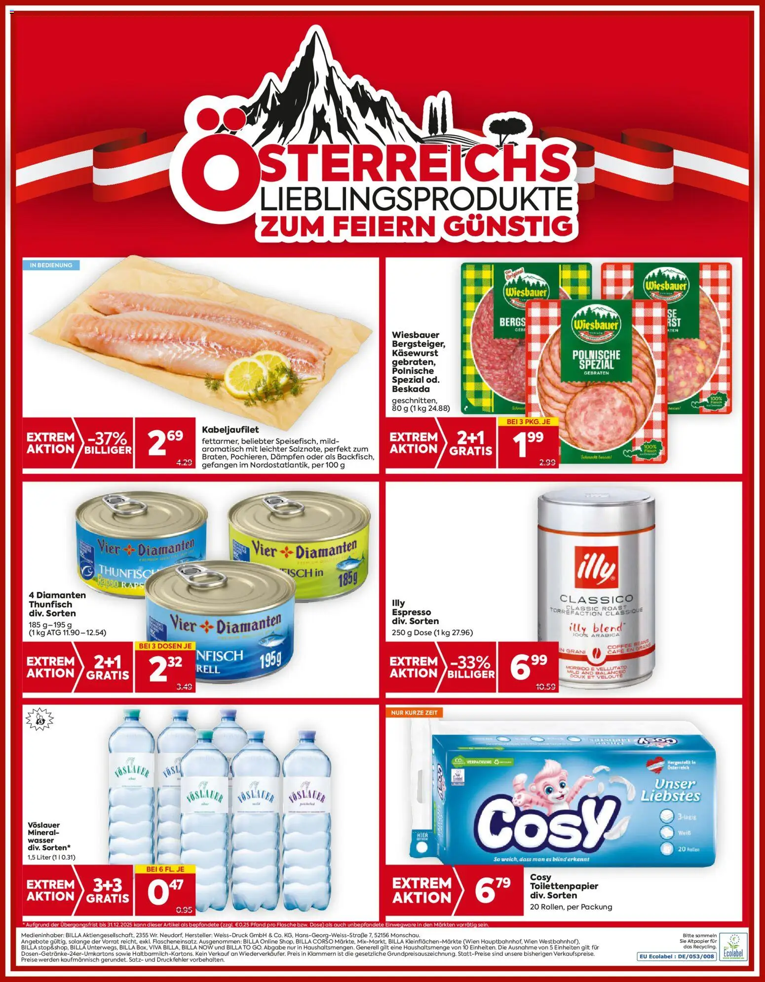 Billa Plus Flugblatt - Wien gültig ab 23.10.2025 | Seite: 20 | Produkte: Wasser, Fisch