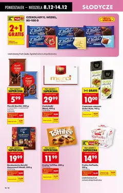 Pogląd oferty "Czekoladki Merci, 400 g, Finest Selection" - ważna od 08.12.2025 | Strona: 60