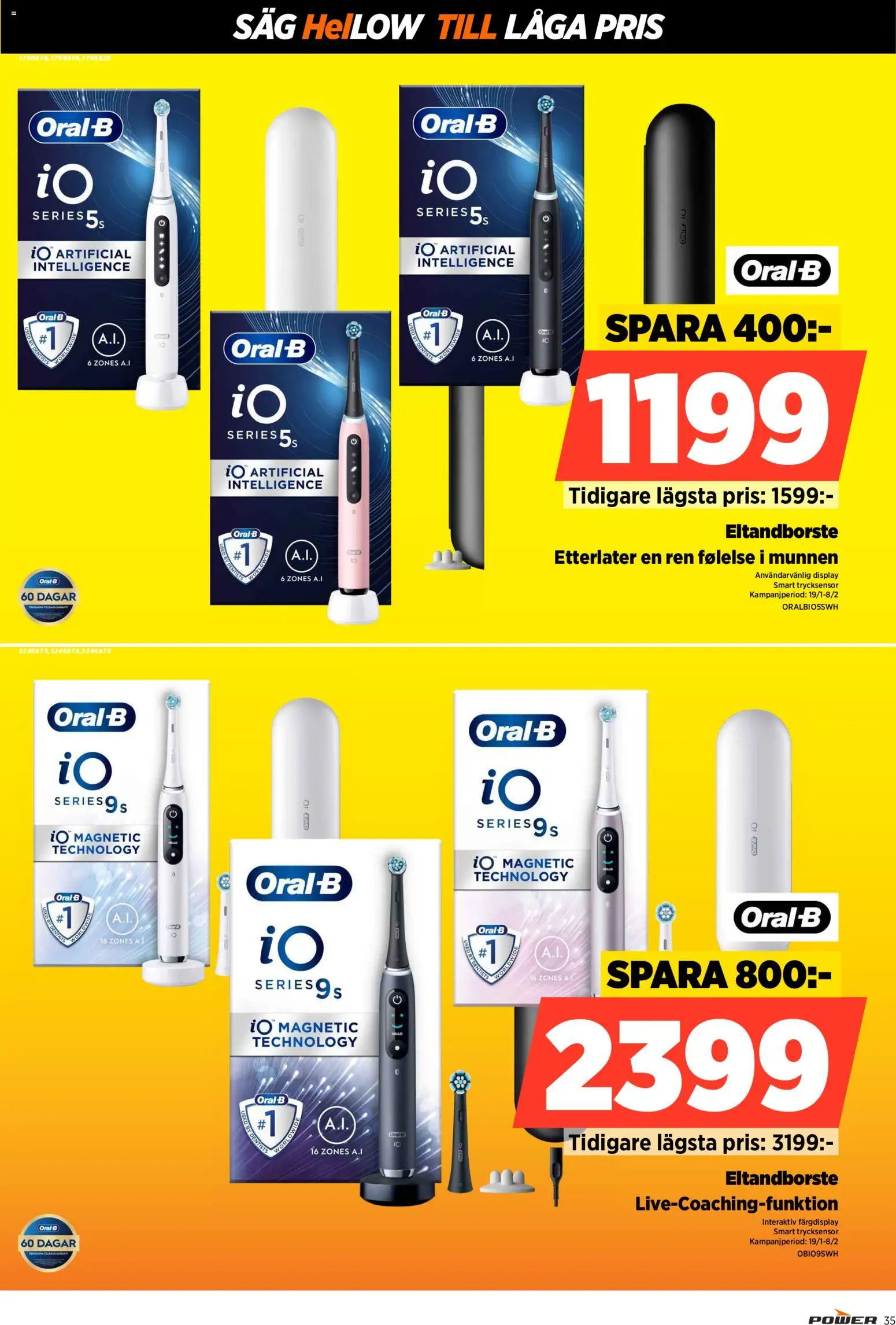 Power reklamblad aktuell från 26.01.2026 | Sida: 35 | Produkter: Eltandborste, Såg