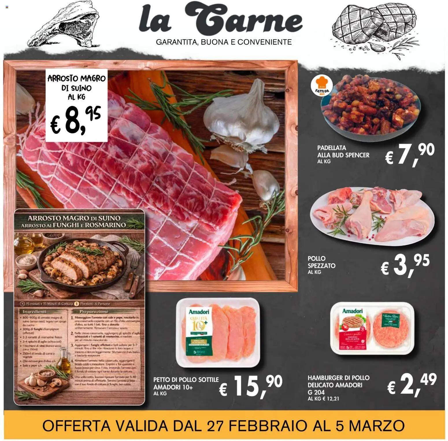 Volantino Coal del 27.02.2026 | Pagina: 4 | Prodotti: Petto di Pollo, Rosmarino, Sale, Suino