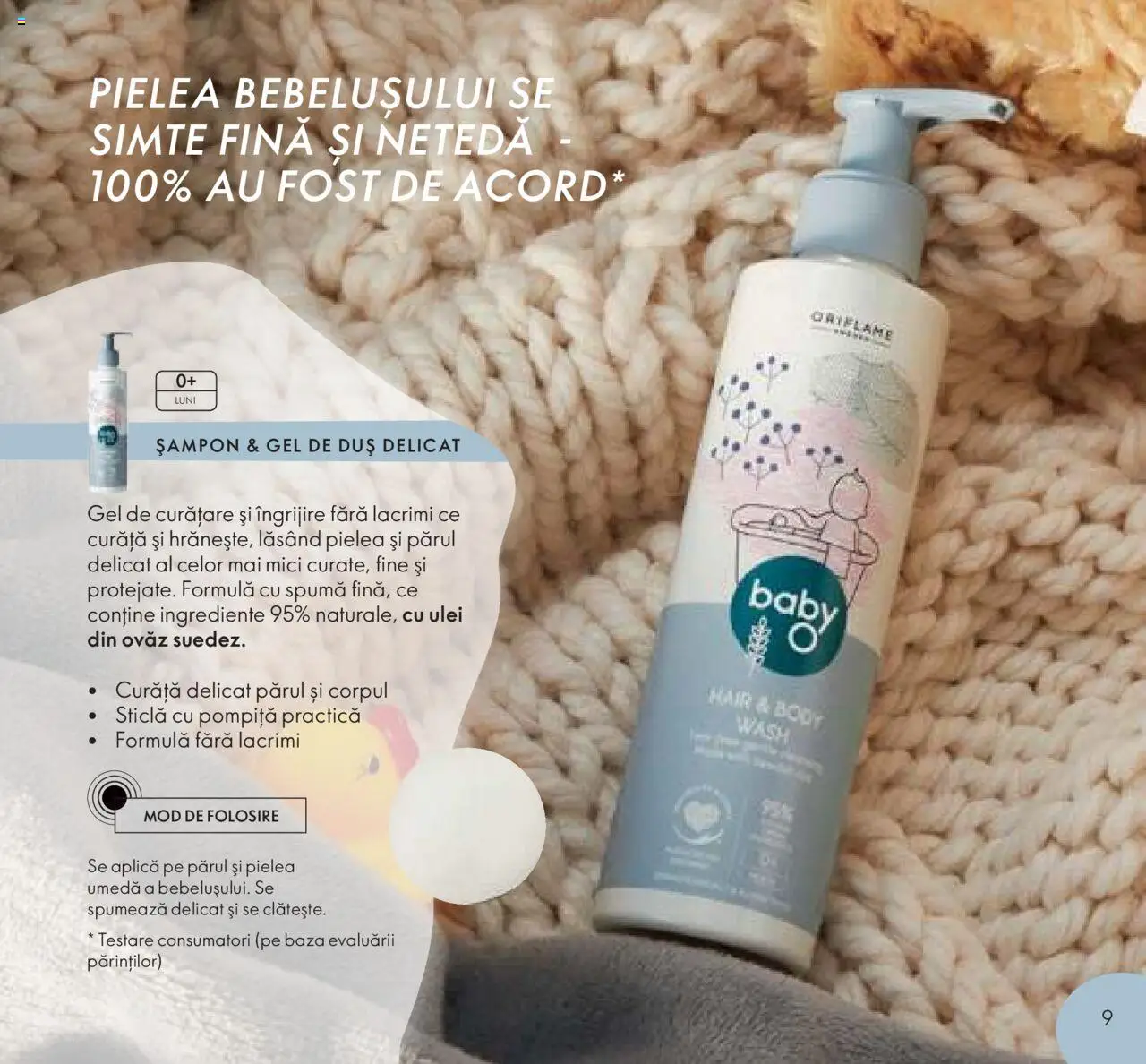 Oriflame catalog - Ghid Baby O – valabil de la 10.03.2022 | Pagină: 9