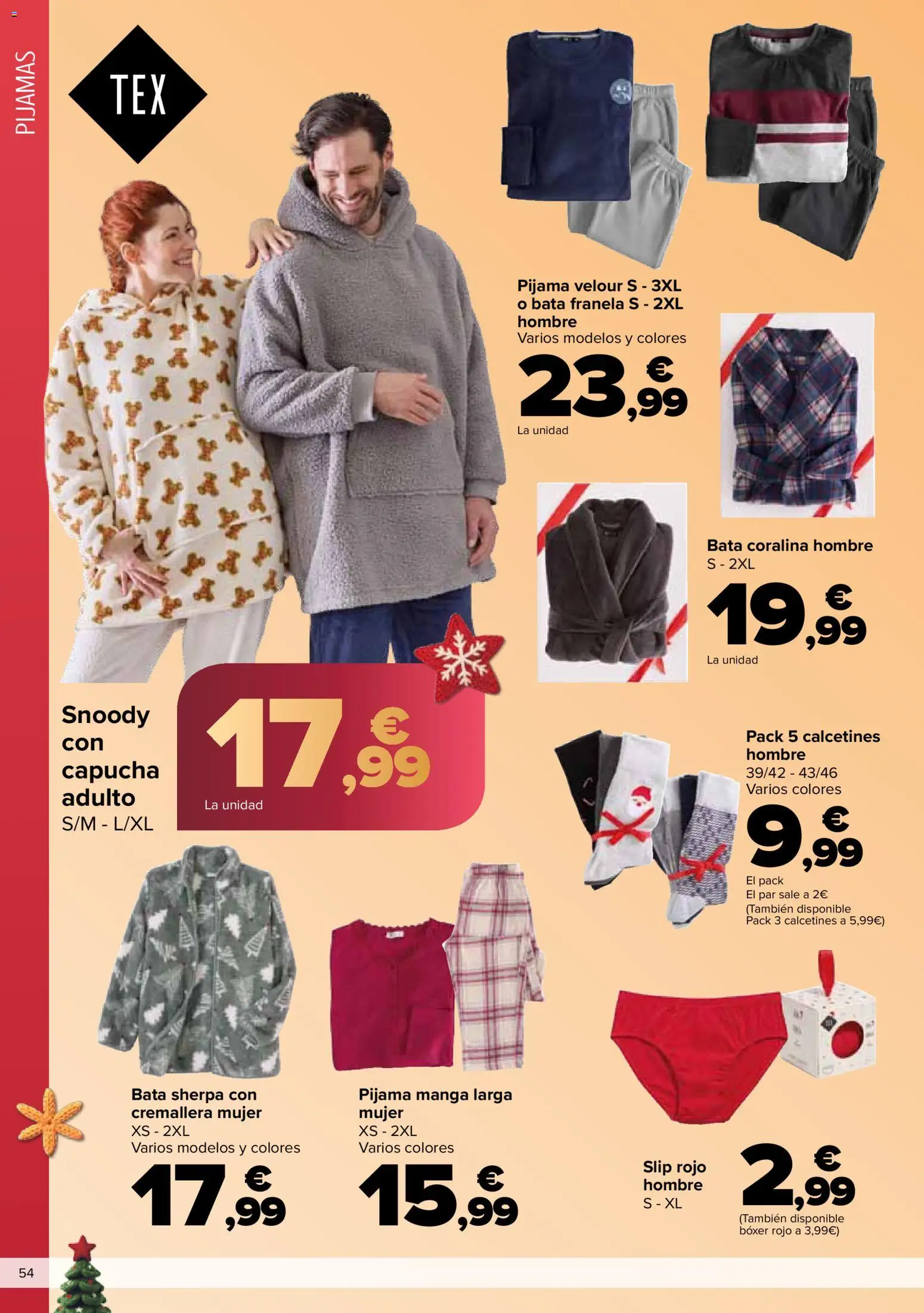 Carrefour folleto │ válido desde el 03.12.2025 | Página: 54 | Productos: Pijama