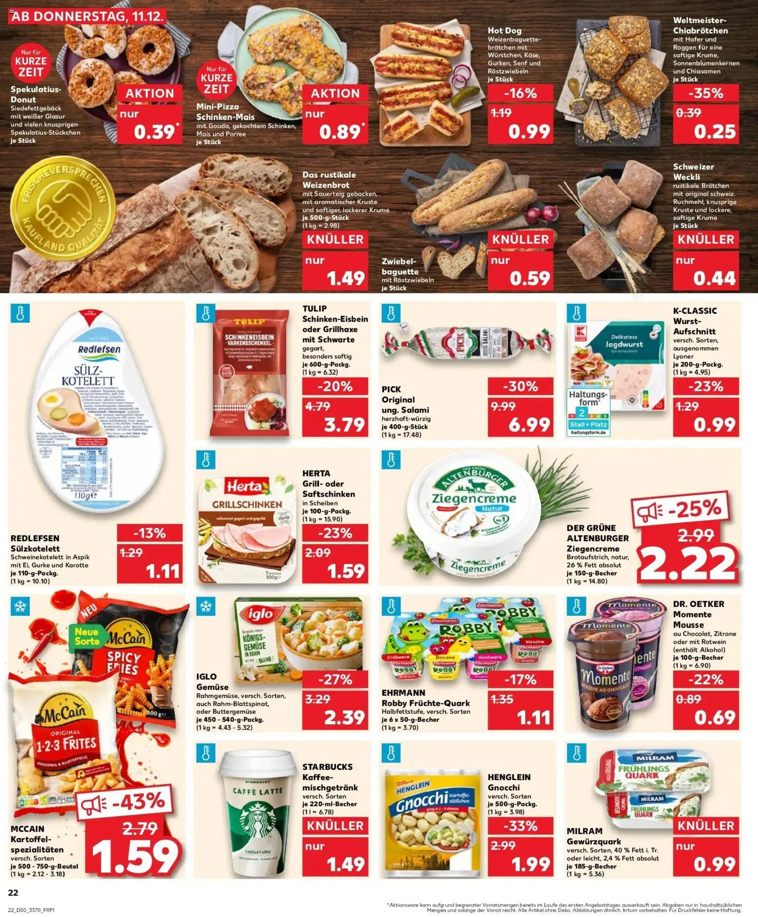 Kaufland prospekt Mühlhausen	 – gültig ab 14.12.2025 | Seite: 22 | Produkte: Grill, Quark, Rotwein, Iglo