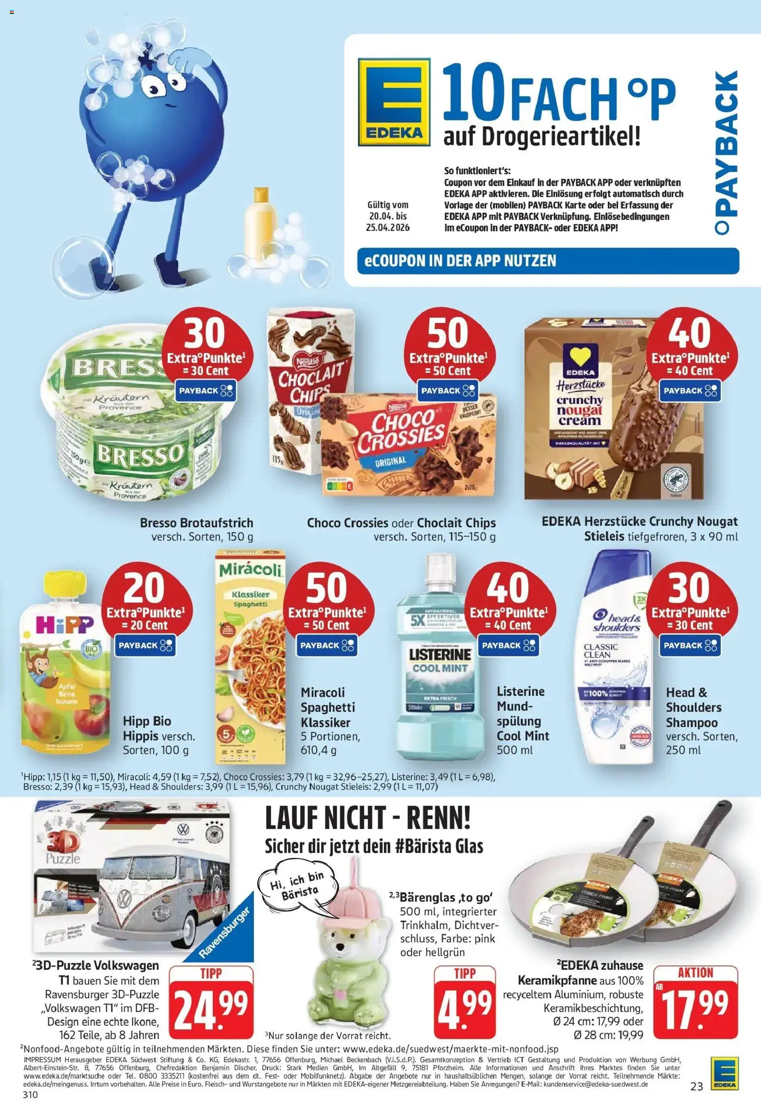 Edeka prospekt Geislingen	 – gültig ab 20.04.2026 | Seite: 23 | Produkte: Head & shoulders, Shampoo, Chips, Listerine