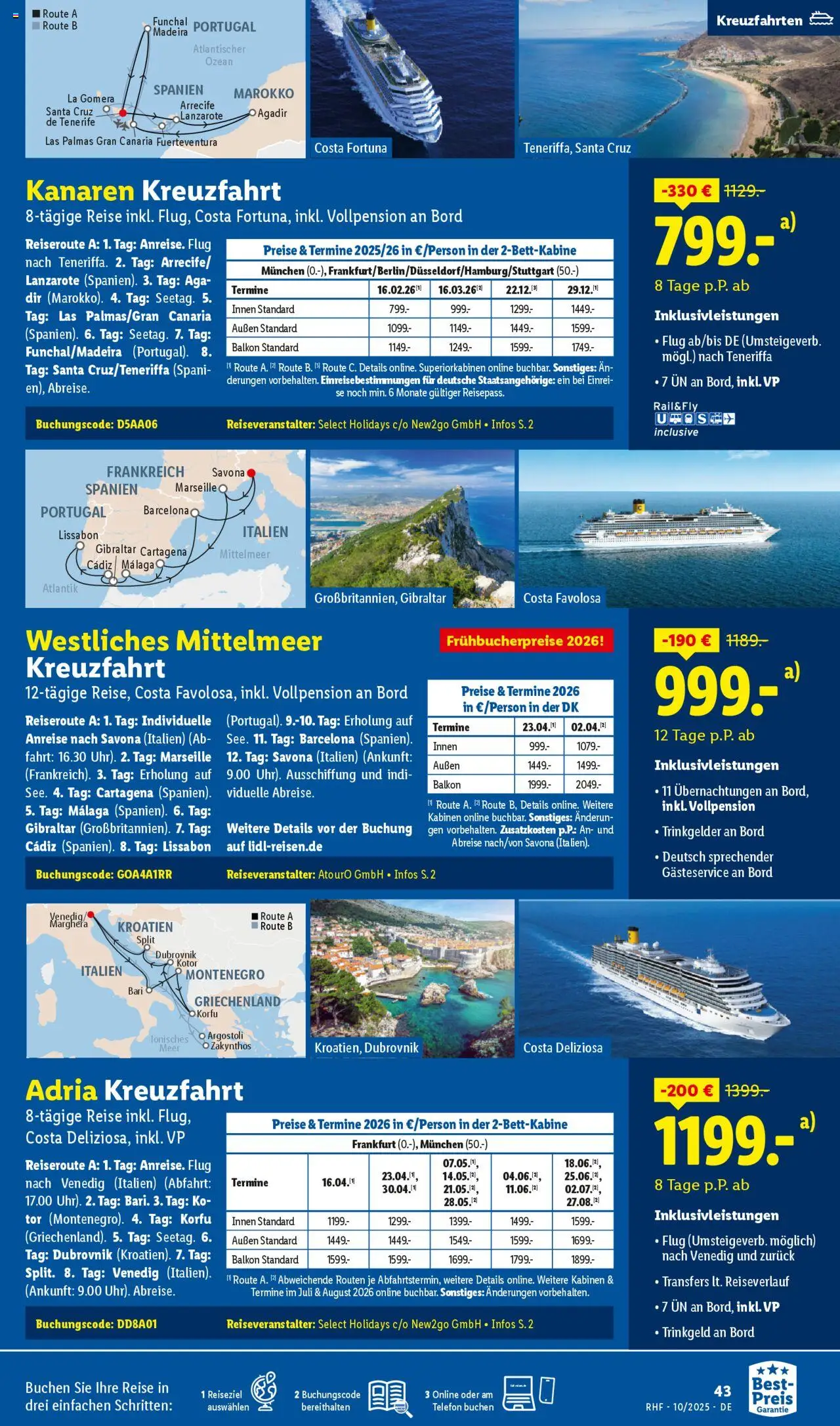 Lidl Reisen Prospekt 	 – gültig ab 26.09.2025 | Seite: 43 | Produkte: Telefon